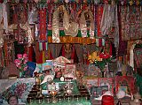 Manaslu 07 18 Sama Gompa Altar Here is the altar in the smaller building at the Kargyu Chholing (Sama) gompa.